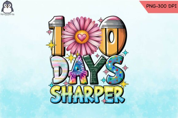 100 Days Sharper School Kids Fun PNG: A Graphics & Crafts Review