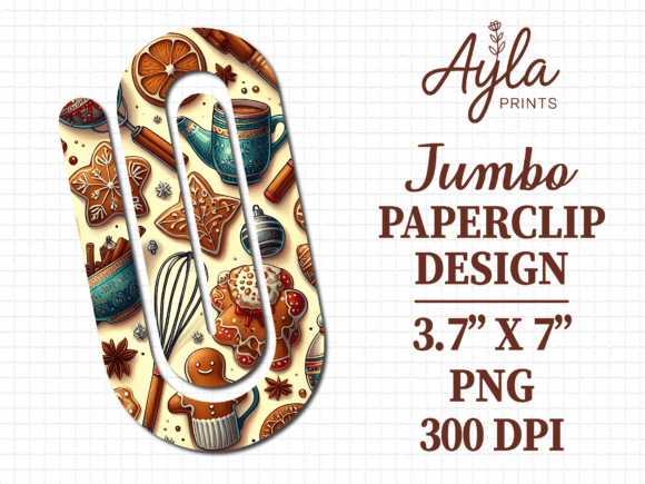 Baking Kitchen Cooking Jumbo Paperclip Graphics and Crafts Review