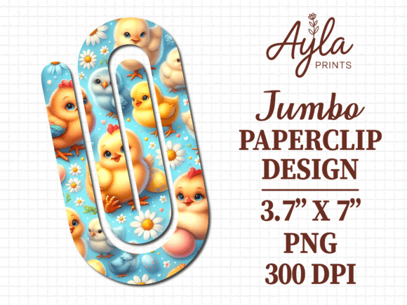 Chick Easter Spring Jumbo Paperclip PNG Graphics and Crafts Review