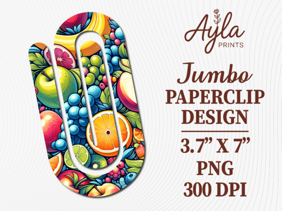Colorful Sweets Fruits Jumbo Paperclip Review