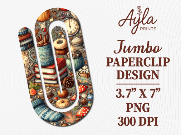 Hygge Autumn Digital Jumbo Paperclip Graphics and Crafts Review