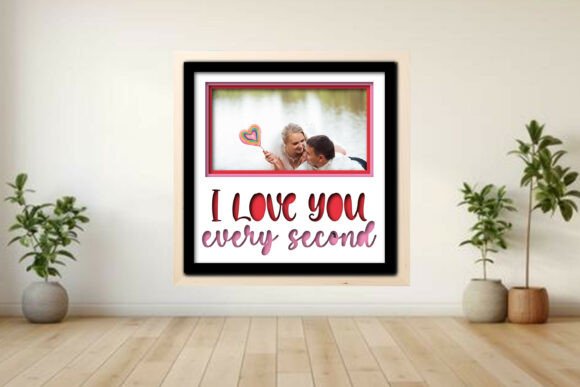 I Love You Every -- Photo Frame Shadow: Graphics for Crafts