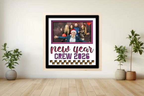 New Year Crew 2026 Photo Frame Shadow: Graphics & Crafts Review