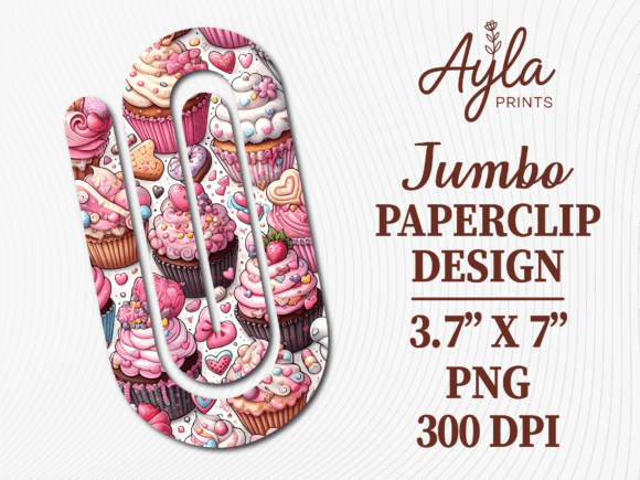 Sweet Cupcake Food Jumbo Paperclip: A Crafts Graphics Review
